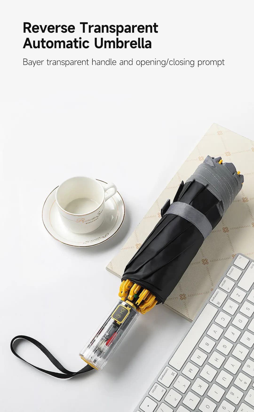 Konggu Ten Bone Reverse Automatic Mechanical Umbrella – 10 Ribs