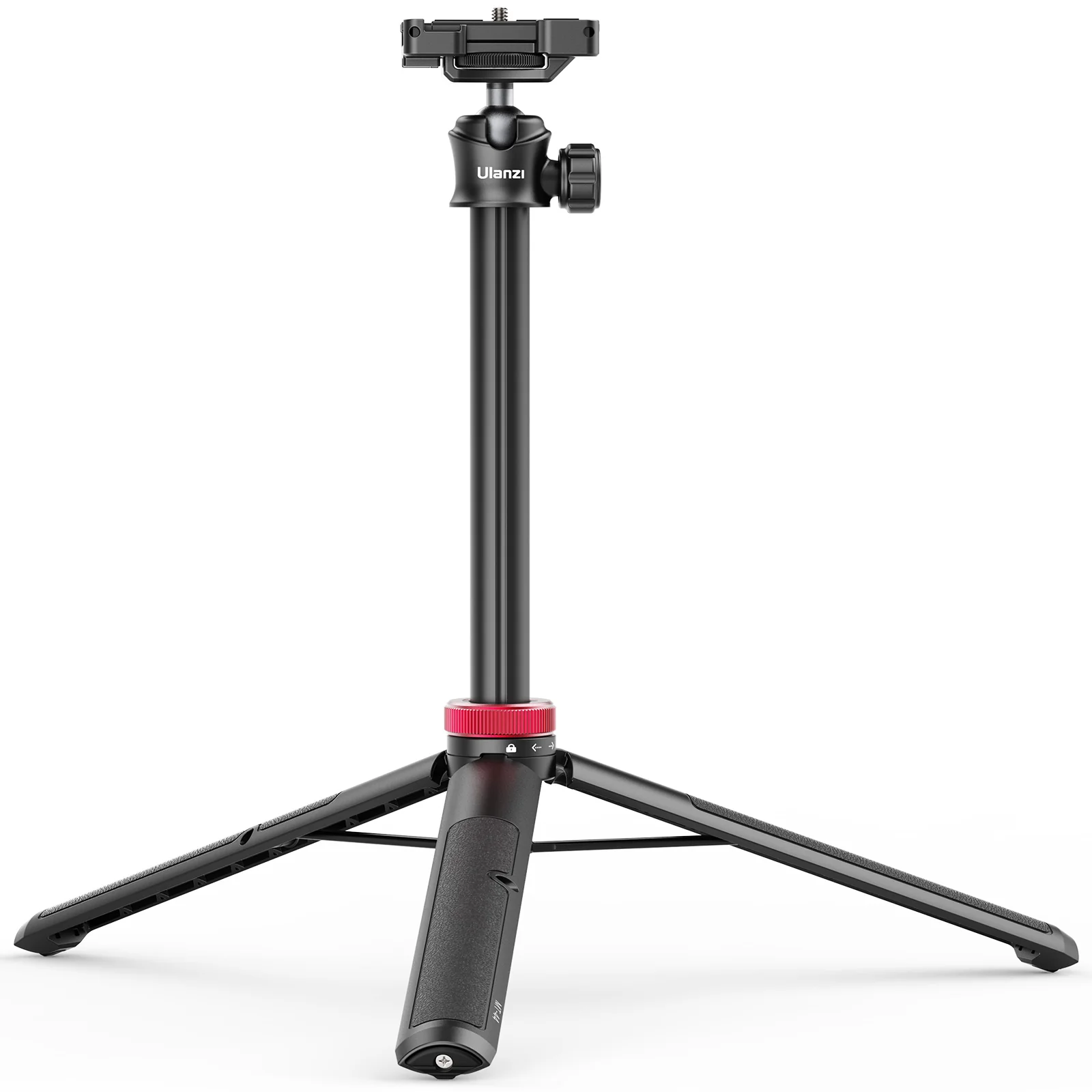 Ulanzi MT44 Extendable Vlog Tripod With 360° Ball Head – Black Color alt