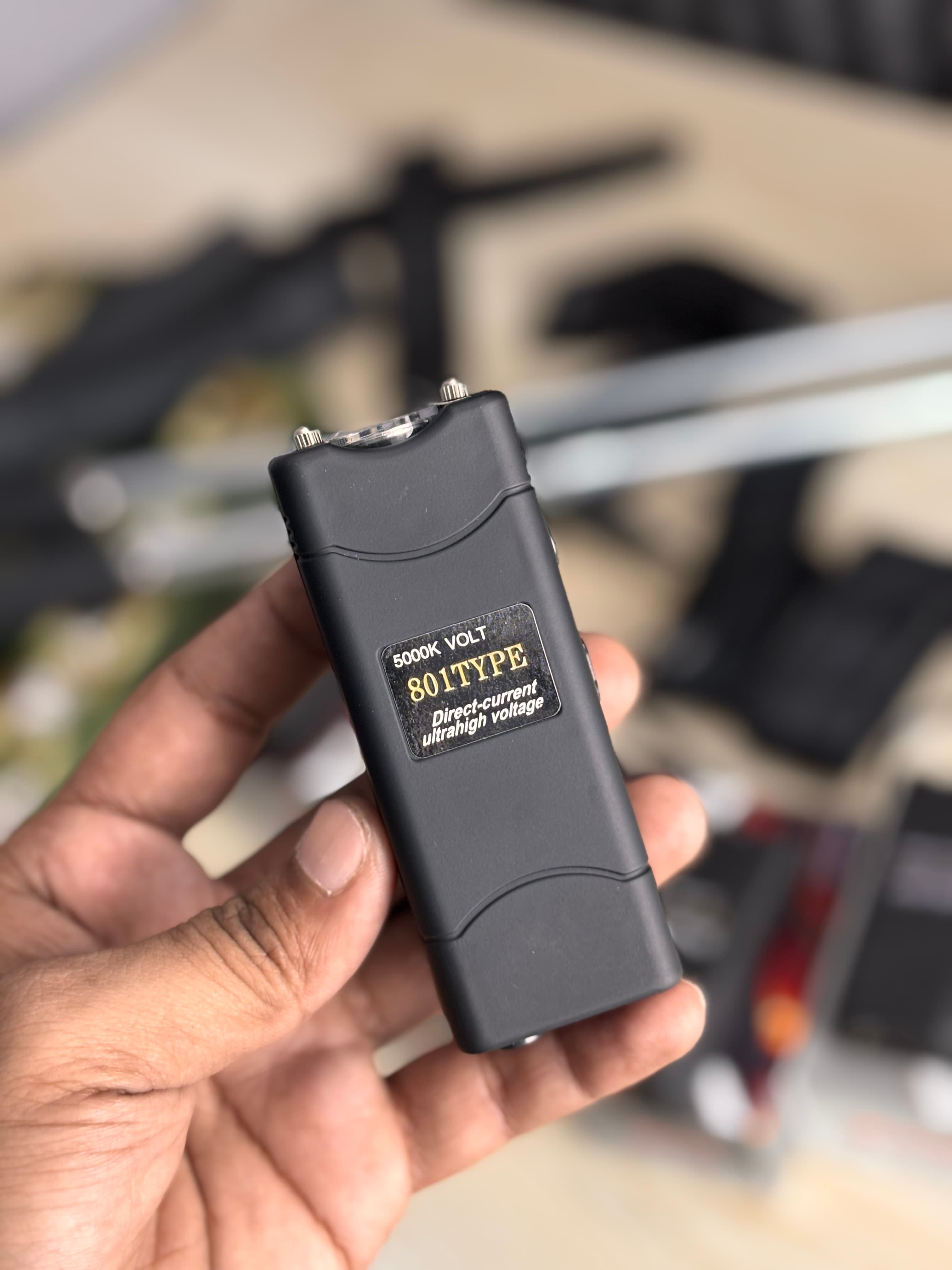 801 type stun gun electric shock Power 5000k volt Stun gun- treaser gun alt